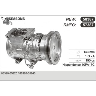 57387  COMPRESOR  TOYOTA 4 RUNNER