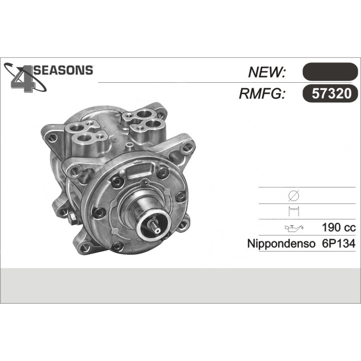 57320  COMPRESOR  PORSCHE 911/924/MAZDA