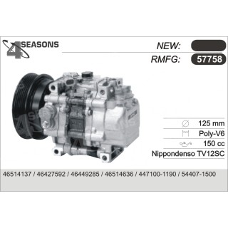 57758  COMPRESOR  NEW FIAT BRAVO/A COUPE 2.0 L