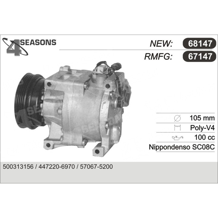 67147  COMPRESOR  IVECO NEW DAILY