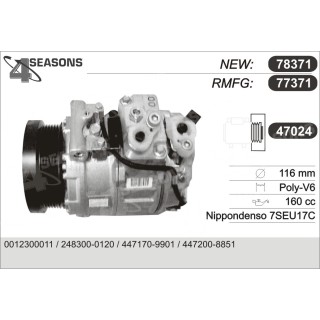 77371  COMPRESOR  MB W203 00-