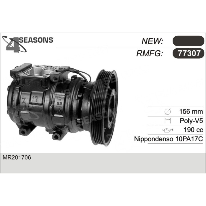 77307  COMPRESOR  MITSUBISHI ECLIPSE 96-98