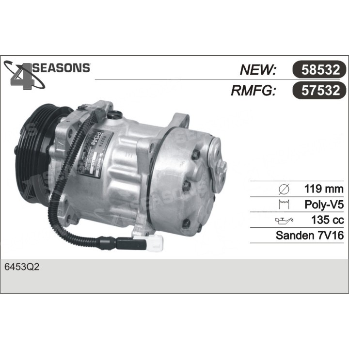 57532  COMPRESOR  CITROËN XM/605