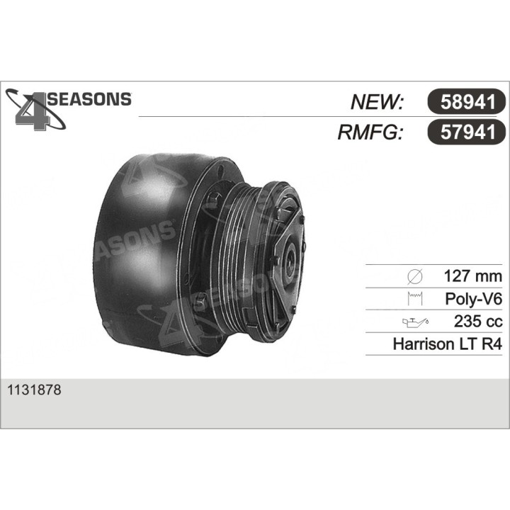 57941  COMPRESOR  CHEVROLET BLAZER/FIREBIRD/CADILLAC