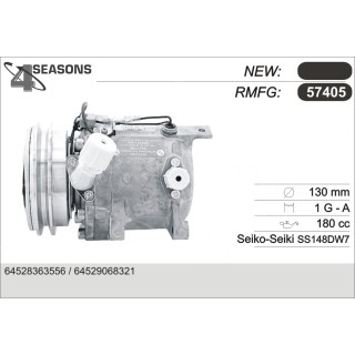 57405  COMPRESOR  BMW E32 SS148DW7