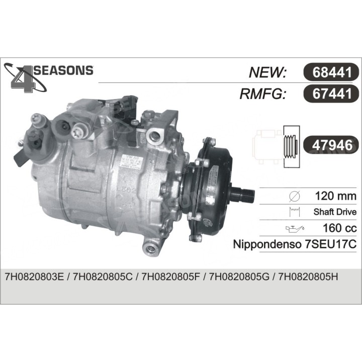 67441  COMPRESOR  VW T5 03-