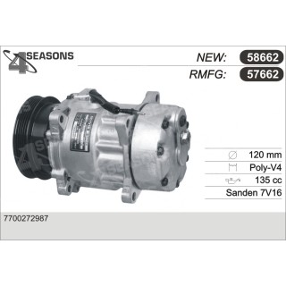 57662  COMPRESOR  RENAULT MEGANE ...
