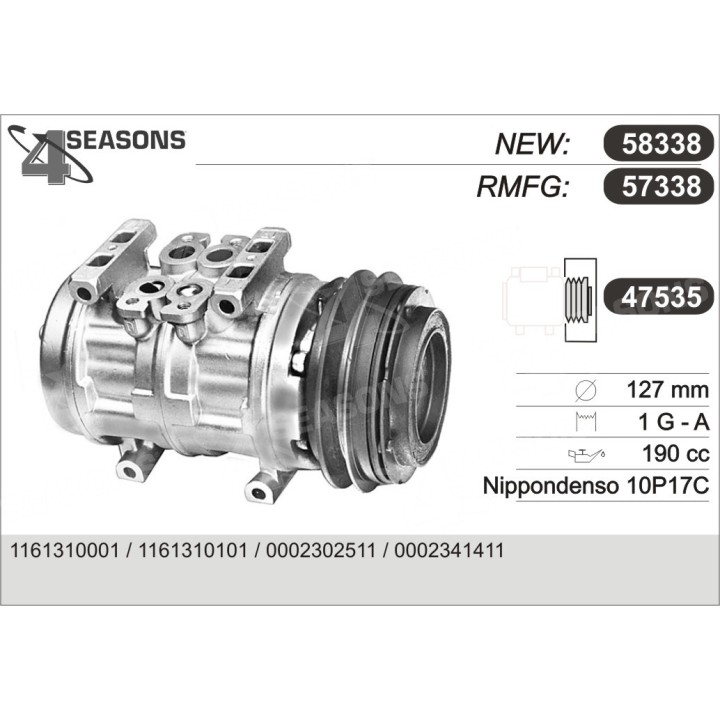 57338  COMPRESOR  MERCEDES W107/126