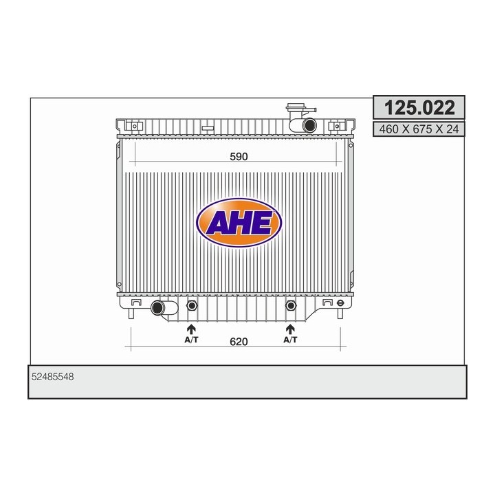 125022  RAD SAAB 9 - 7X 4.2 V6    M/AT   +/- AC