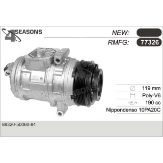 77326  COMPRESOR  LEXUS LS400