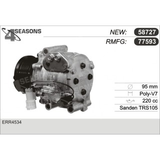 77593  COMPRESOR  RANGE ROVER 2 94-02