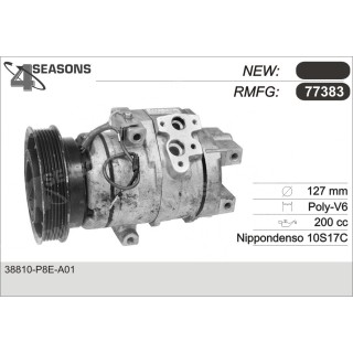 77383  COMPRESOR  HONDA ACCORD VII 3.0 02-