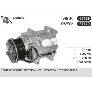 67129  COMPRESOR  FORD MONDEO II