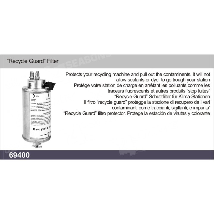 69400  OPTION BLU ICE - RECYCLE GUARD FILTER