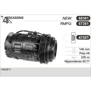 67361  COMPRESOR  CHRYSLER VOYAGER 3.3 L