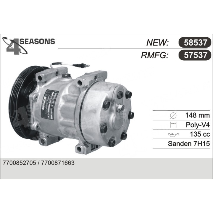 57537  COMPRESOR  RENAULT SAFRANE