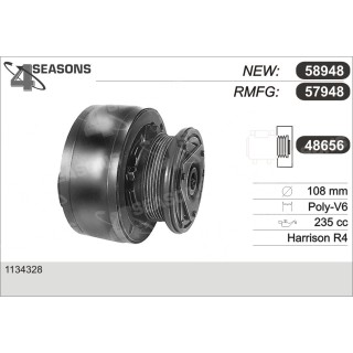 57948  COMPRESOR  CHEVROLET BLAZER/GM TRUCKS/OLDSMOB