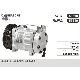 57610  COMPRESOR  ALFA 155/164 TWINSPARK