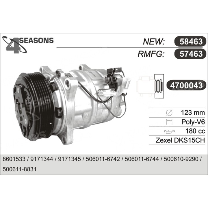 57463  COMPRESOR  VOLVO 850 92-96