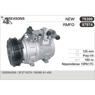 97974  COMPRESOR  KIA CARNIVAL 2.9D