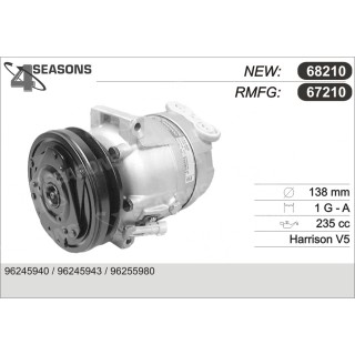 67210  COMPRESOR  DAEWOO LANOS 97-