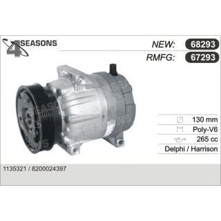 67293  COMPRESOR  RENAULT LAGUNA II