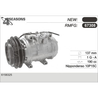 67308  COMPRESOR  FORD SIERRA/SCORPIO