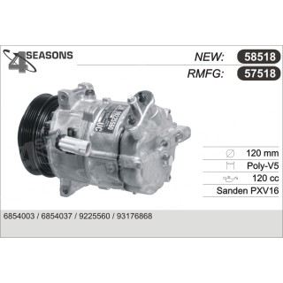 57518  COMPRESOR  OPEL VECTRA