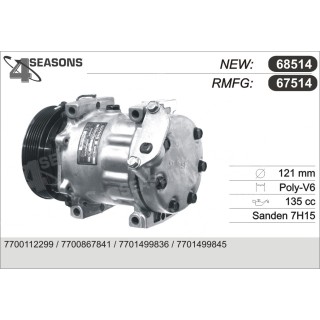 67514  COMPRESOR  RENAULT SAFRANE II