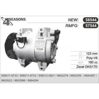 57544  COMPRESOR  VOLVO S80 98-