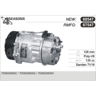 67547  COMPRESOR  VW TRANSPORTER