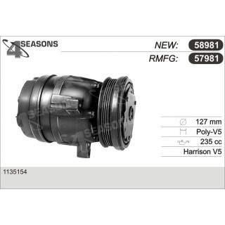 57981  COMPRESOR  PONTIAC TRANS SP./CHEVRO/OLDS/BUIC