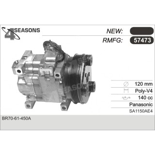 57473  COMPRESOR  MAZDA
