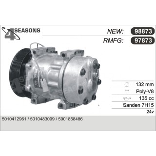 97873  COMPRESOR  RVI MAGNUM DXI