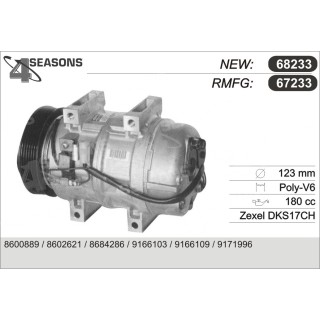 67233  COMPRESOR  VOLVO S80 98-
