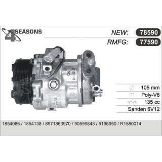 77590  COMPRESOR  OPEL ASTRA