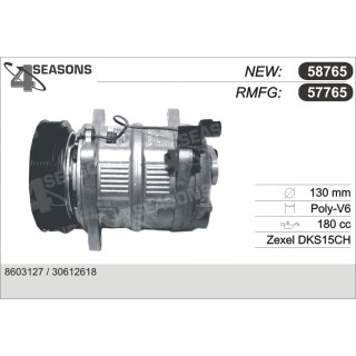 57765  COMPRESOR   VOLVO V40 1.6 97-99