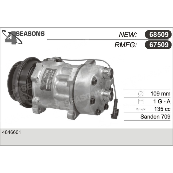 67509  COMPRESOR  FIAT CROMA TD