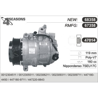 67358  COMPRESOR  MERCEDES BENZ W203 02-04