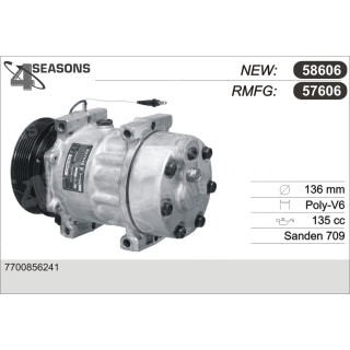 57606  COMPRESOR  RENAULT SAFRANE