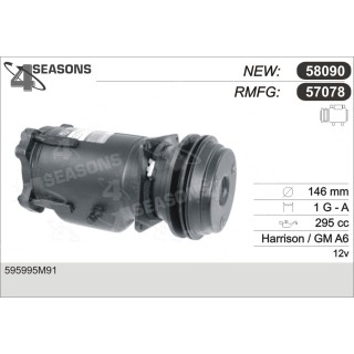 57078  COMPRESOR  JOHN DEERE 3030 / 3130