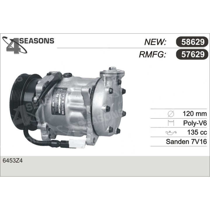 57629  COMPRESOR  PSA XANTIA/406 COUPÉ