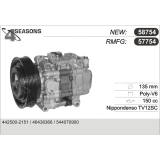 57754  COMPRESOR  FIAT 145/6 / 155 / BRAVO/A....