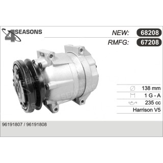 67208  COMPRESOR  DAEWOO ESPERO / NEXIA