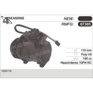 67305  COMPRESOR  FORD SCORPIO