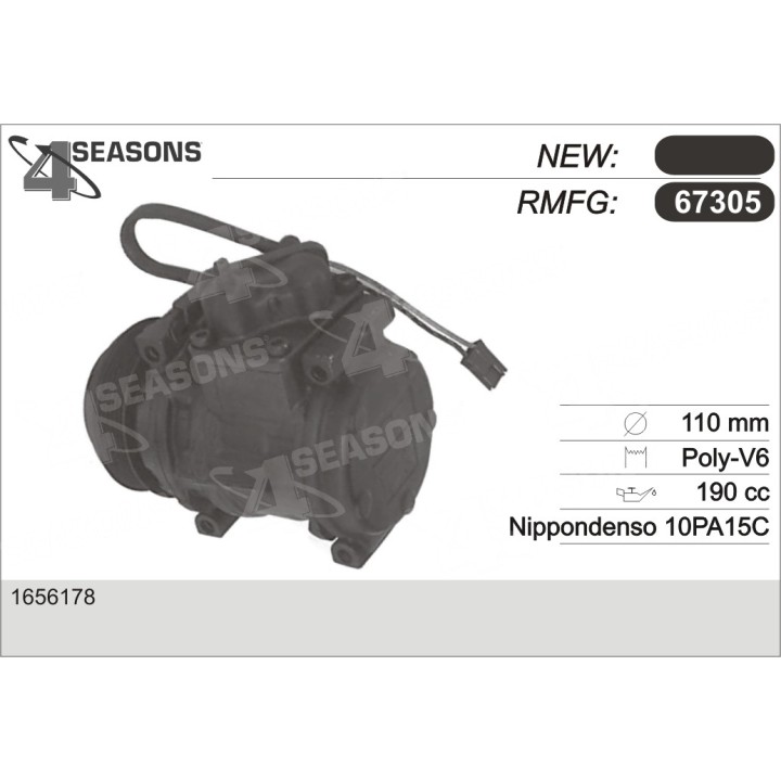 67305  COMPRESOR  FORD SCORPIO