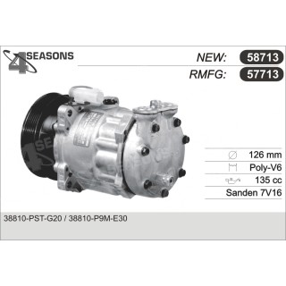 57713  COMPRESOR  ROVER 200/400 2.0 D 95-99