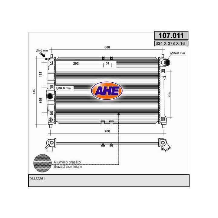 107011  DAEWOO - CHEVROLET Lanos 1.3-1.5-1.6