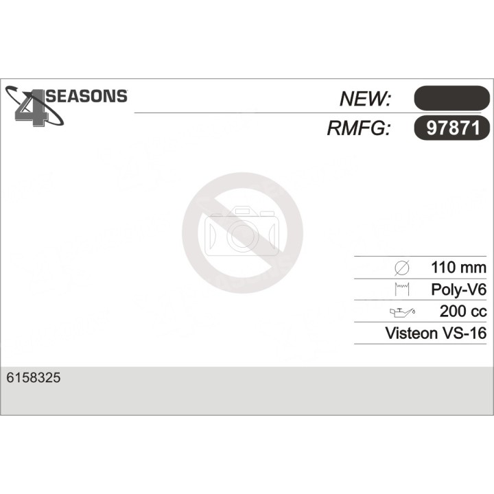 97871  COMPRESOR  FORD MONDEO IV 1.6 TI 07-