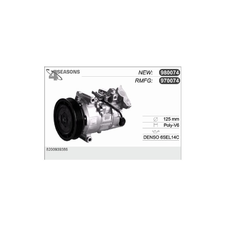 970074  NP 6SEL14C A/D PV6 125MM 12V V-B